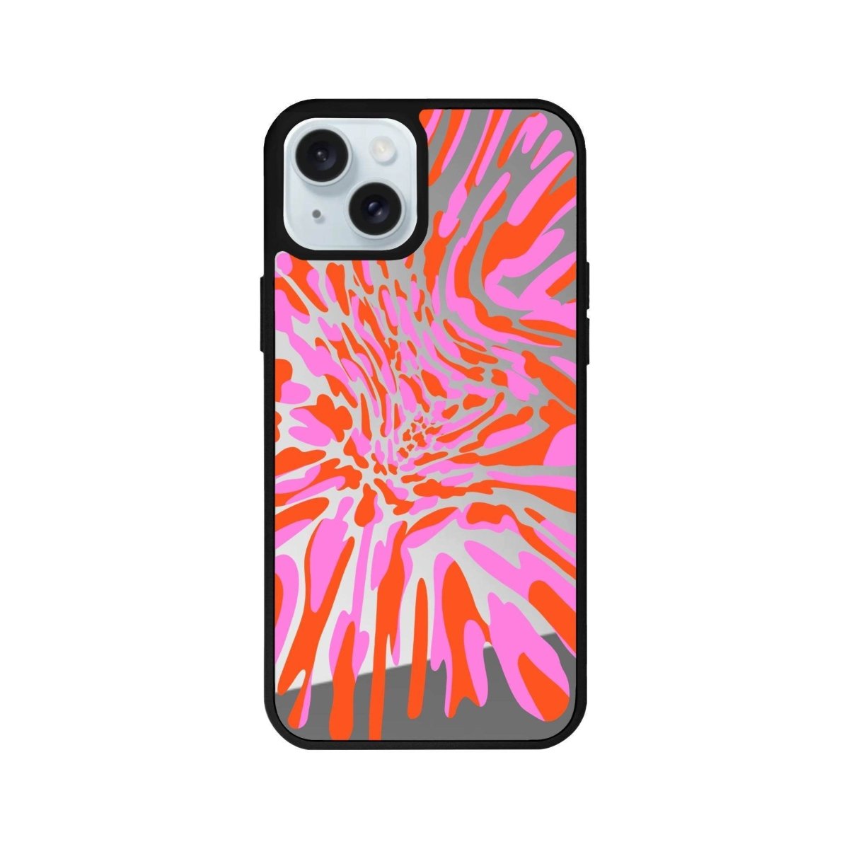 iPhone 14 Plus Neon Dreams Mirror Aynalı Telefon Kılıfı Gümüş - SUMTHINCS