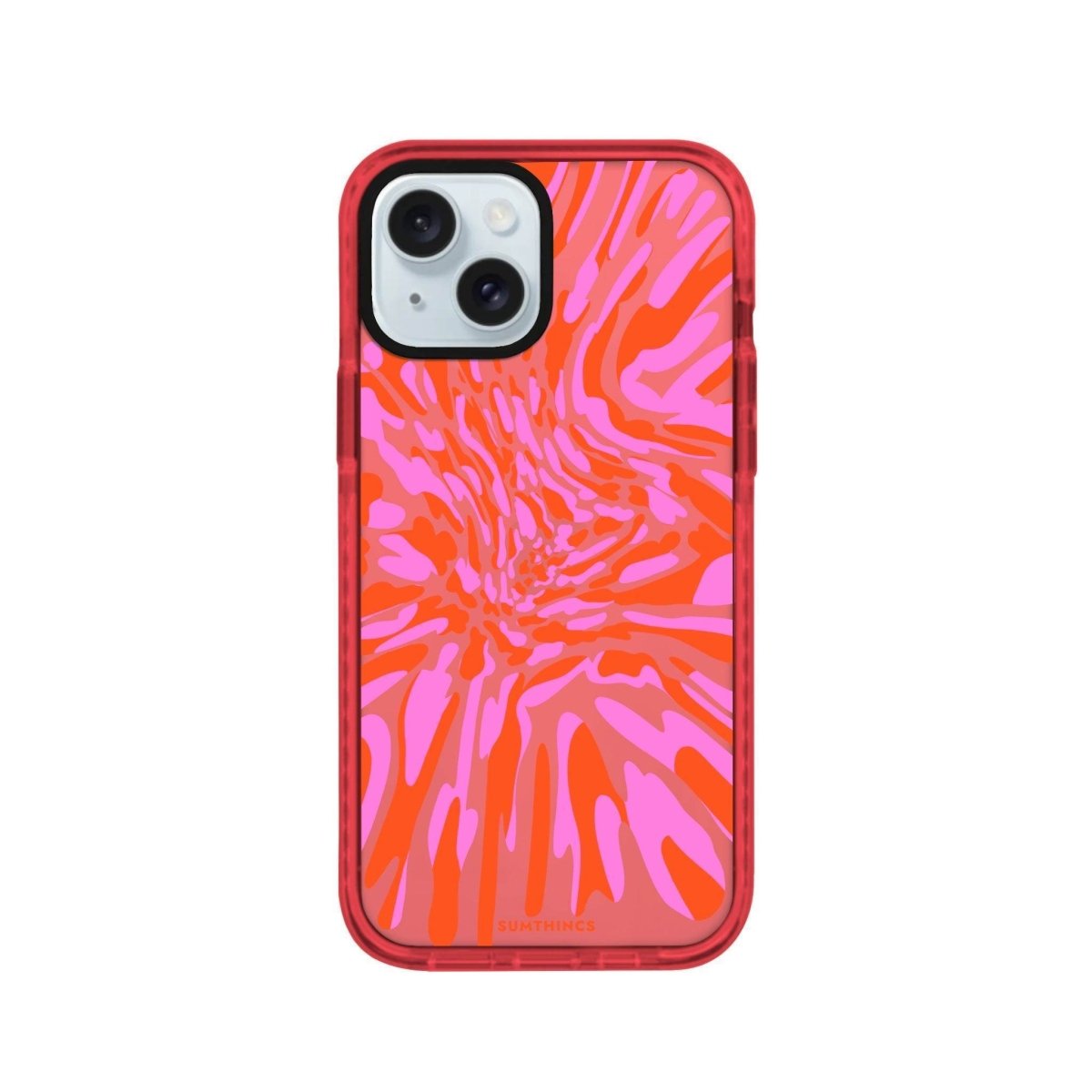 iPhone 14 Plus Neon Dreams Procase Şeffaf Telefon Kılıfı Kırmızı - SUMTHINCS