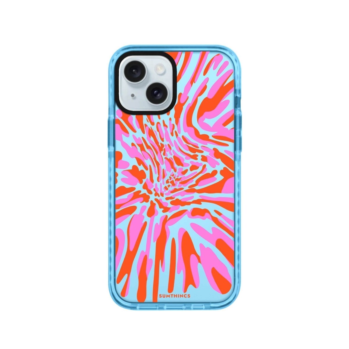 iPhone 14 Plus Neon Dreams Procase Şeffaf Telefon Kılıfı Mavi - SUMTHINCS