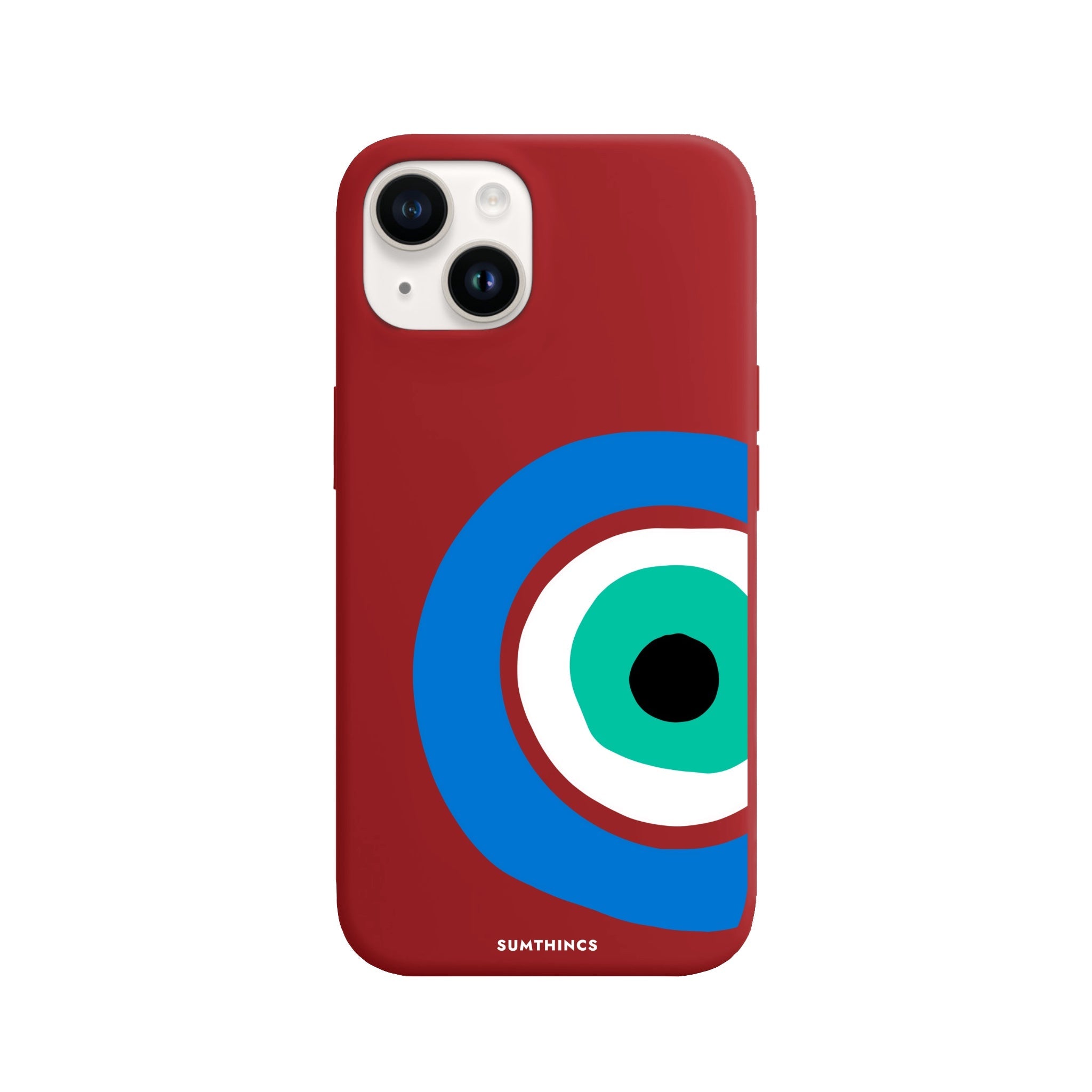 iPhone 14 Plus Ocean Eye Premium Telefon Kılıfı Kırmızı - SUMTHINCS