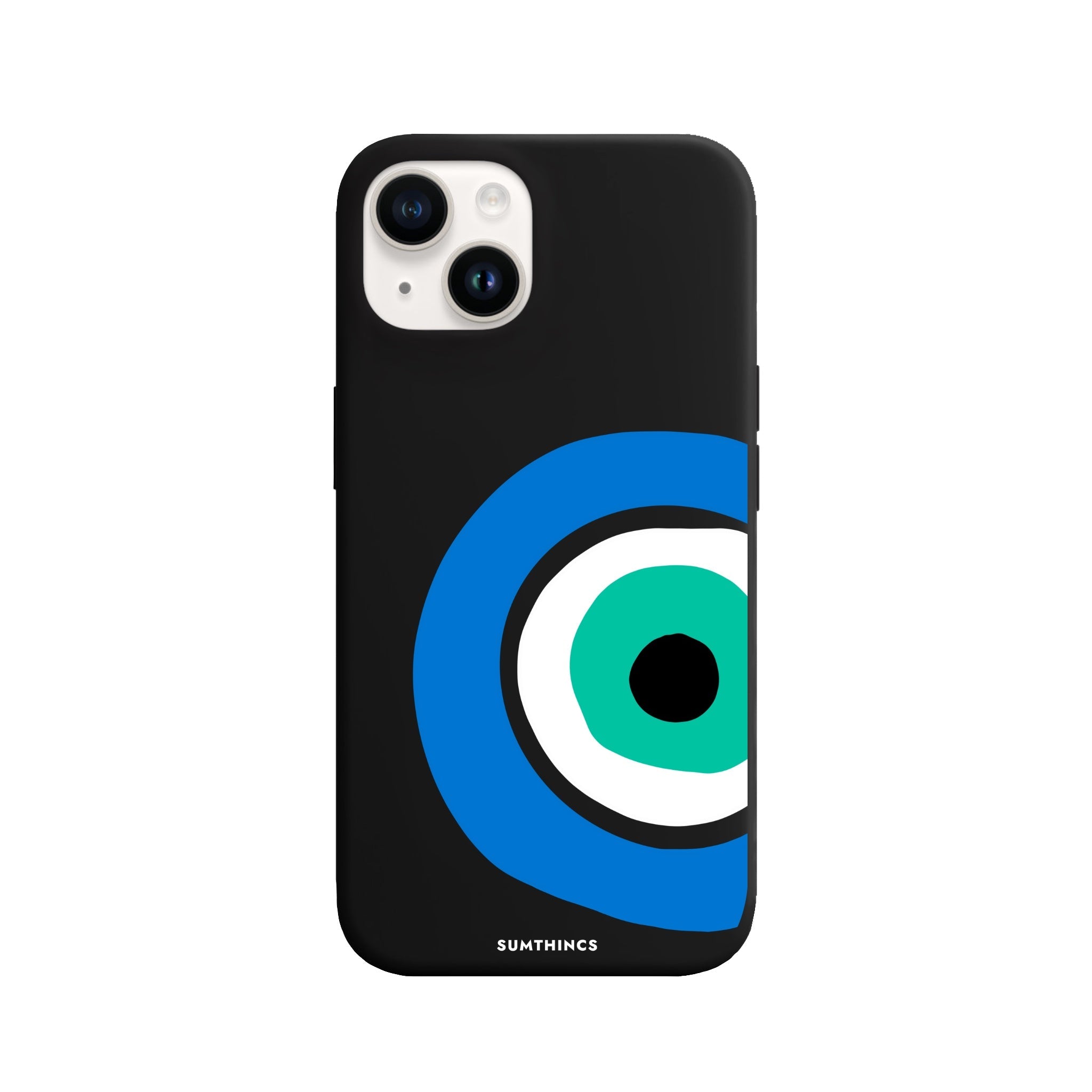 iPhone 14 Plus Ocean Eye Premium Telefon Kılıfı Siyah - SUMTHINCS