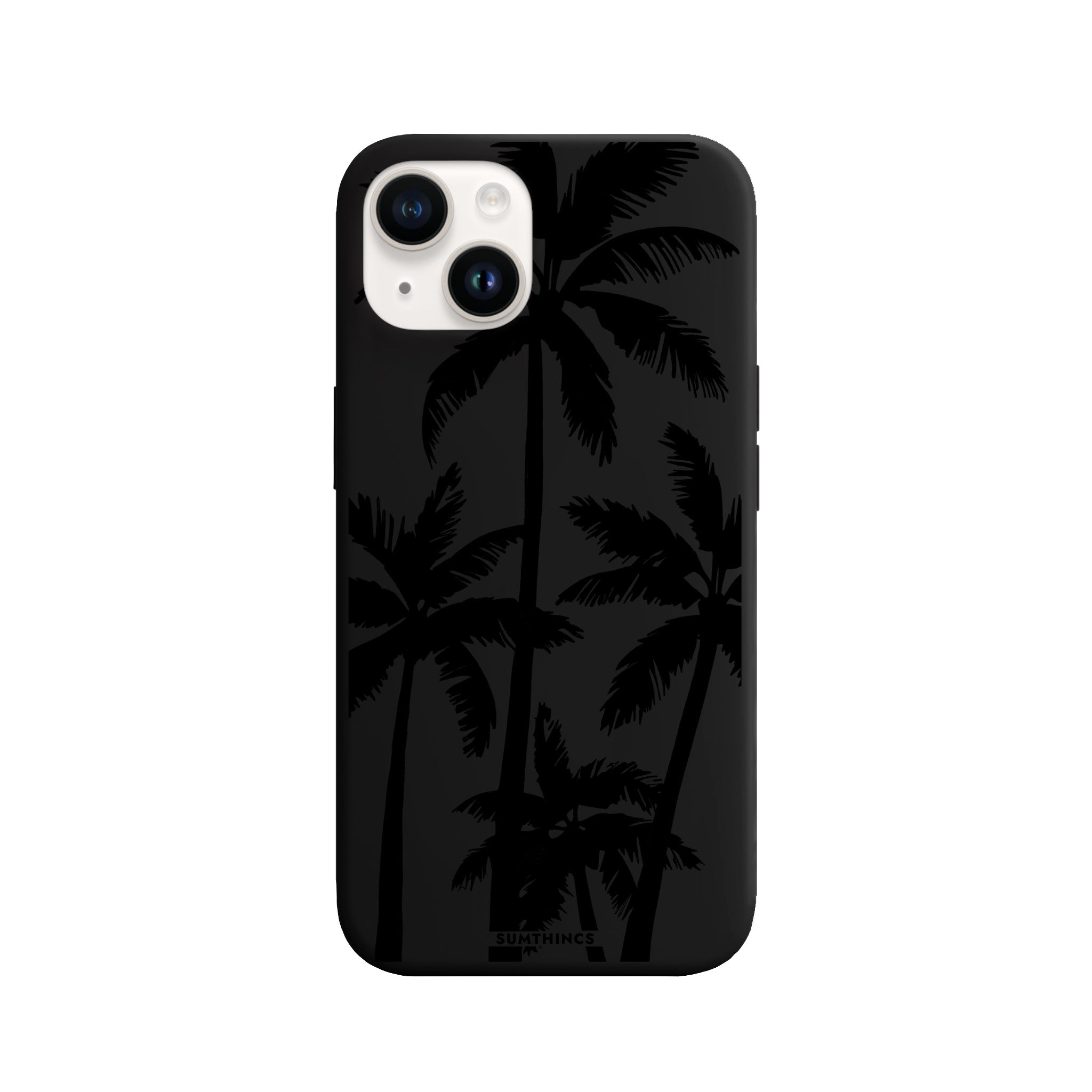 iPhone 14 Plus Palm Trees Premium Telefon Kılıfı Siyah - SUMTHINCS