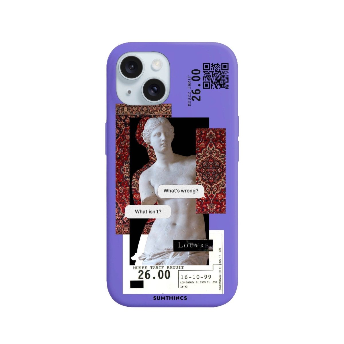 iPhone 14 Plus PixelVenus Premium Telefon Kılıfı Lila - SUMTHINCS