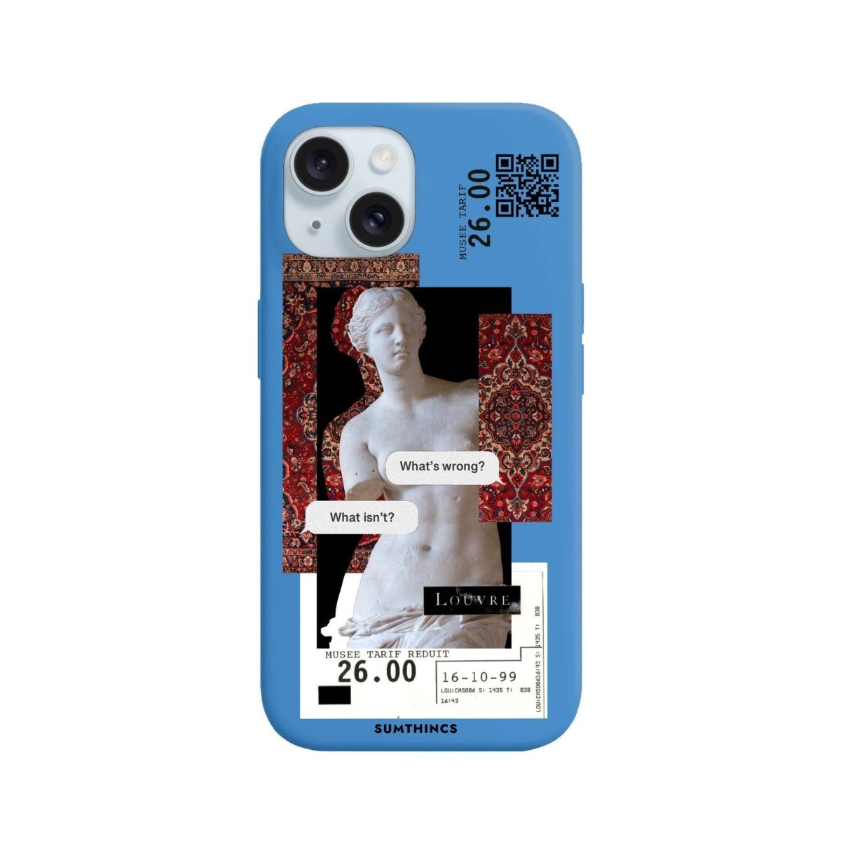 iPhone 14 Plus PixelVenus Premium Telefon Kılıfı Mavi - SUMTHINCS