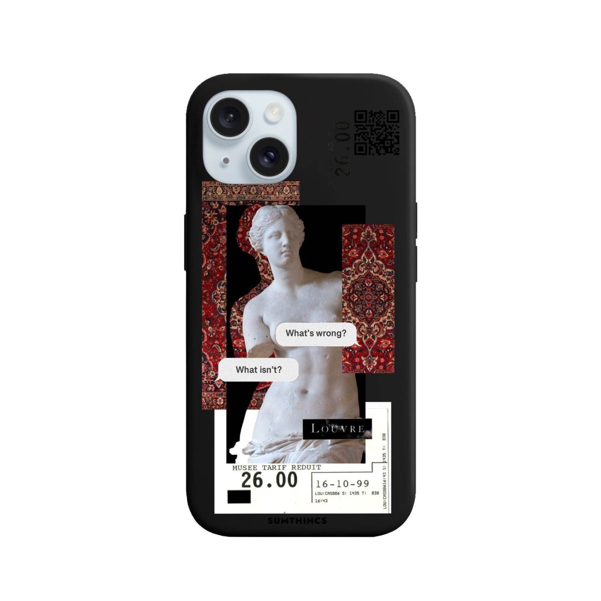 iPhone 14 Plus PixelVenus Premium Telefon Kılıfı Siyah - SUMTHINCS