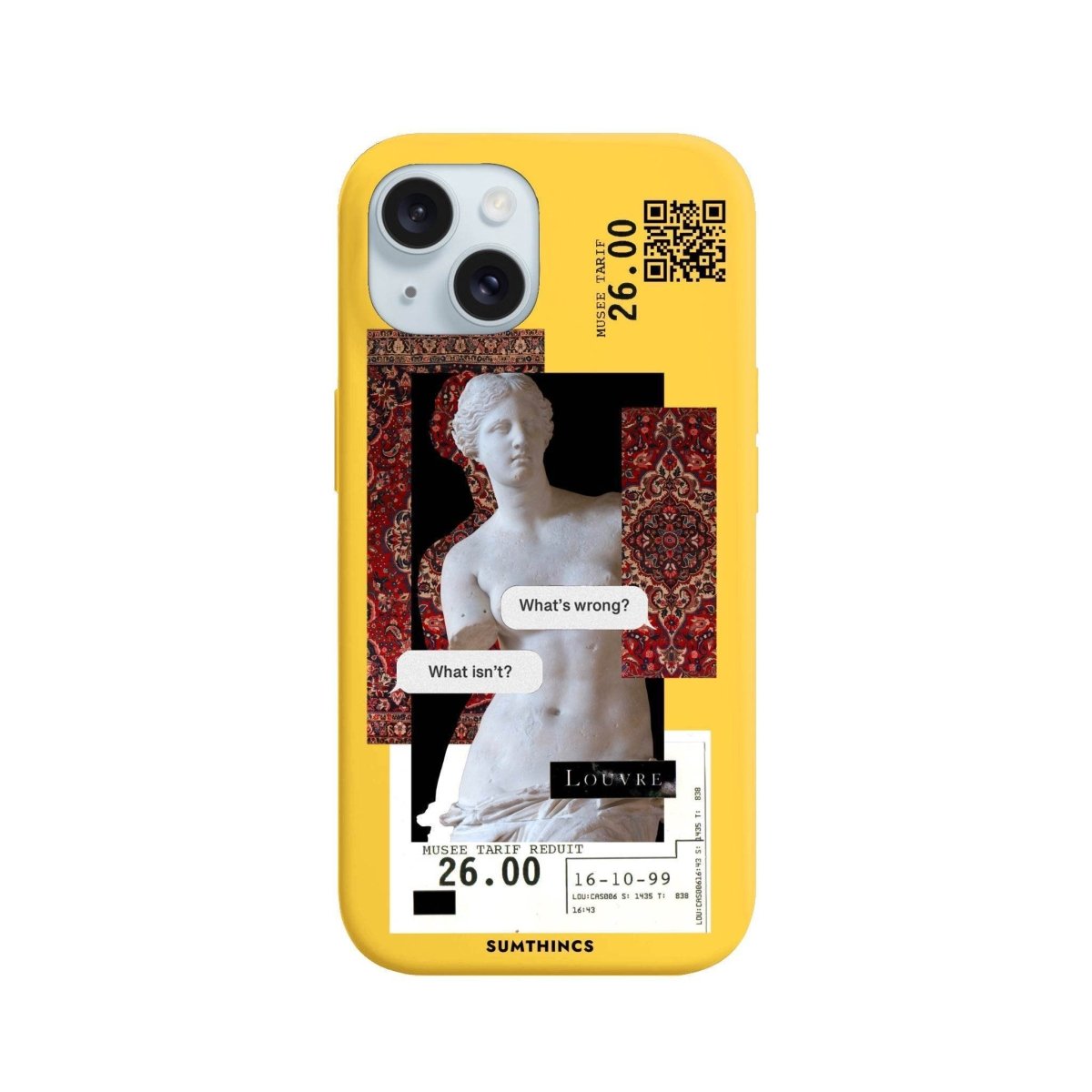 iPhone 14 Plus PixelVenus Premium Telefon Kılıfı Sarı - SUMTHINCS