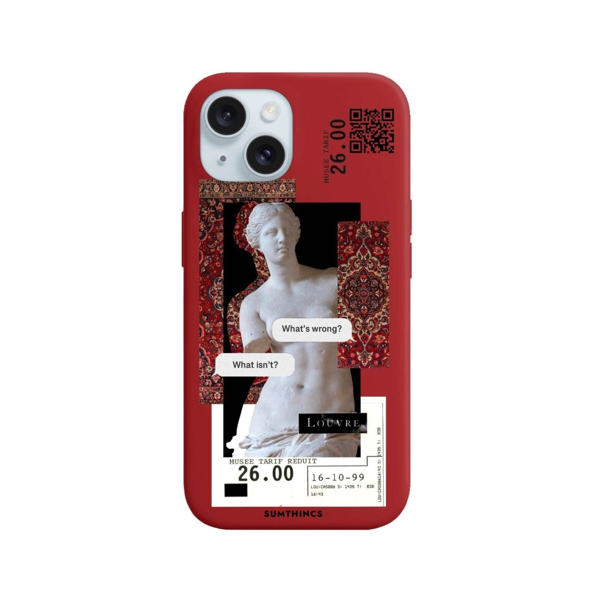 iPhone 14 Plus PixelVenus Premium Telefon Kılıfı Kırmızı - SUMTHINCS