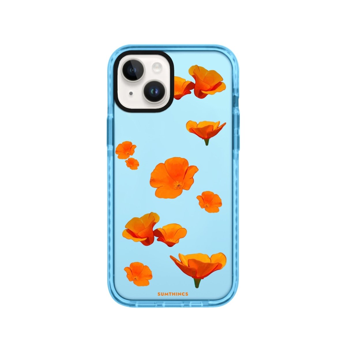 iPhone 14 Plus Poppies Procase Şeffaf Telefon Kılıfı - SUMTHINCS