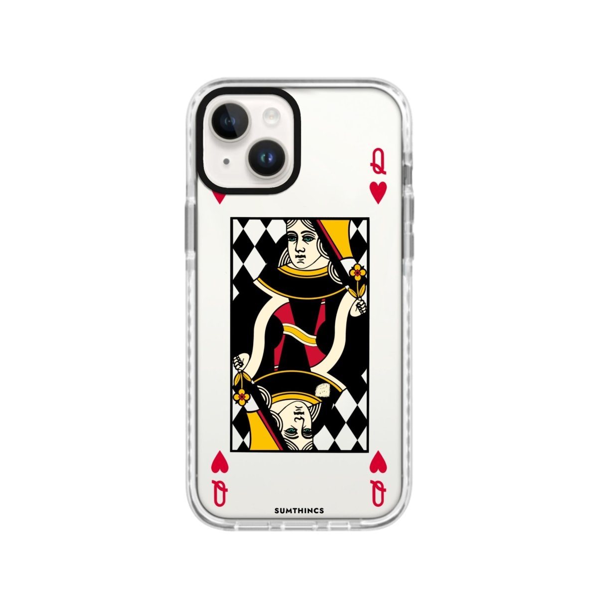 iPhone 14 Plus Queen Procase Şeffaf Telefon Kılıfı - SUMTHINCS