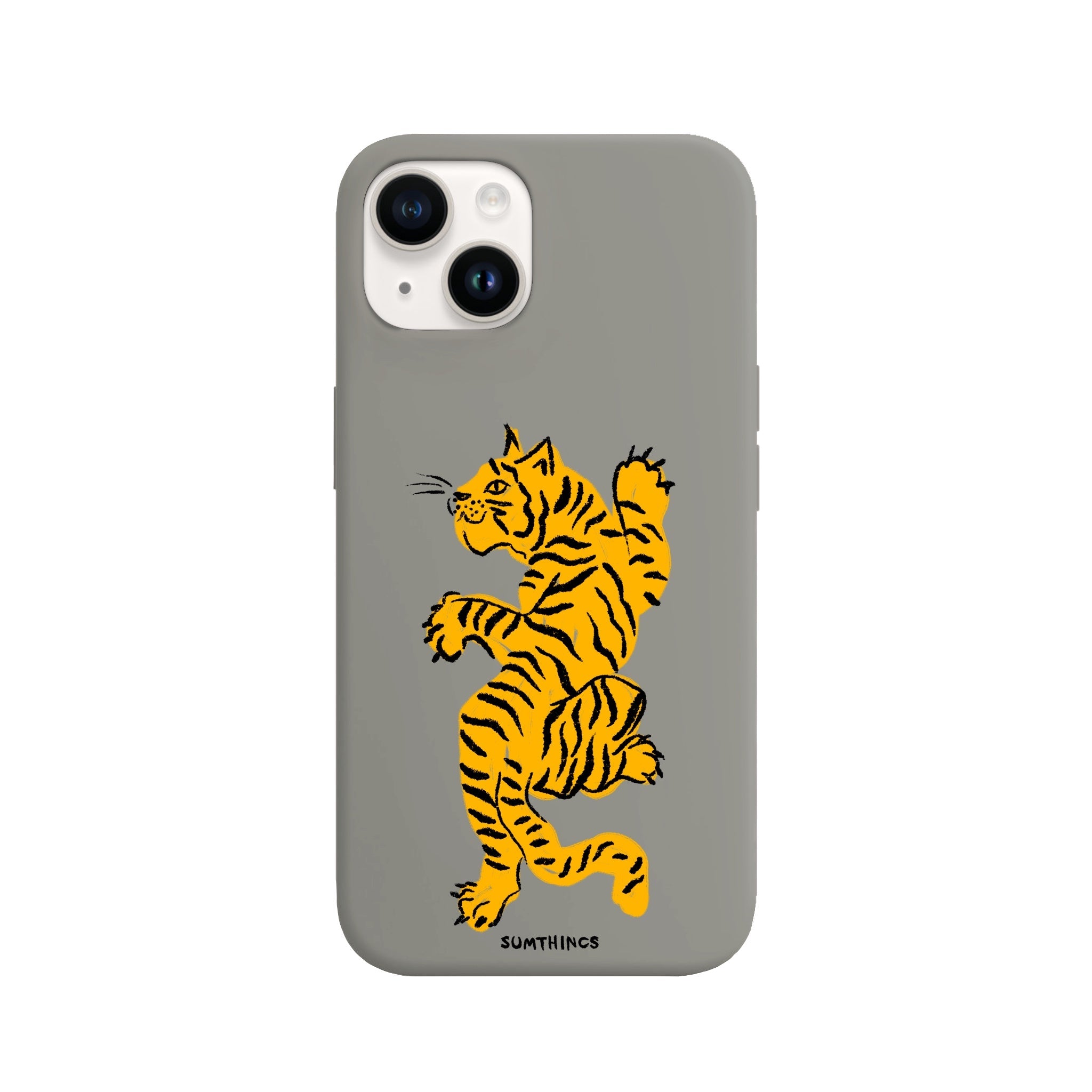 iPhone 14 Plus Roar Premium Telefon Kılıfı Gri - SUMTHINCS