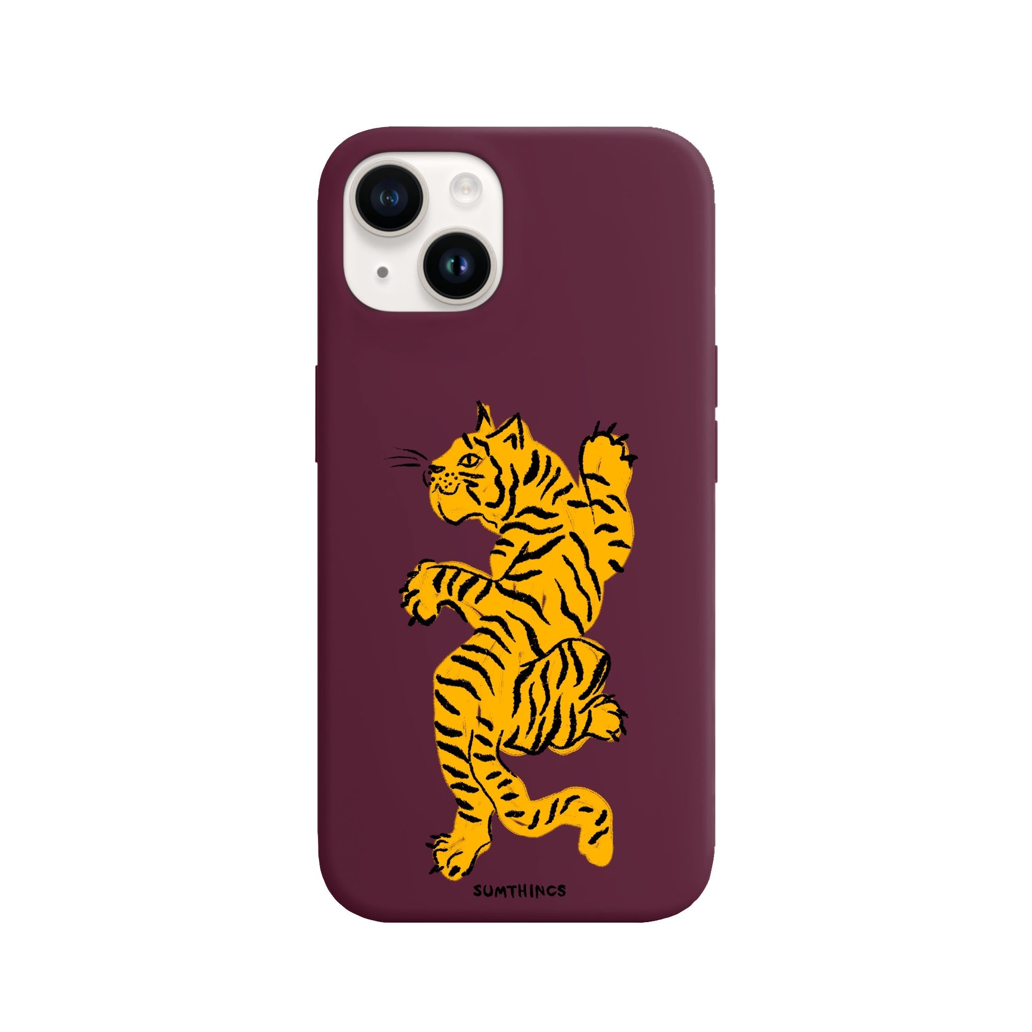 iPhone 14 Plus Roar Premium Telefon Kılıfı Bordo - SUMTHINCS