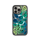 iPhone 14 Plus Smiley Magsafe Procase Şeffaf Telefon Kılıfı Antrasit - SUMTHINCS