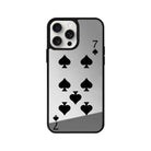 iPhone 14 Plus Spade7 Mirror Aynalı Telefon Kılıfı Gümüş - SUMTHINCS