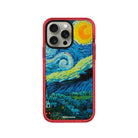 iPhone 14 Plus Starry Night Procase Şeffaf Telefon Kılıfı Kırmızı - SUMTHINCS