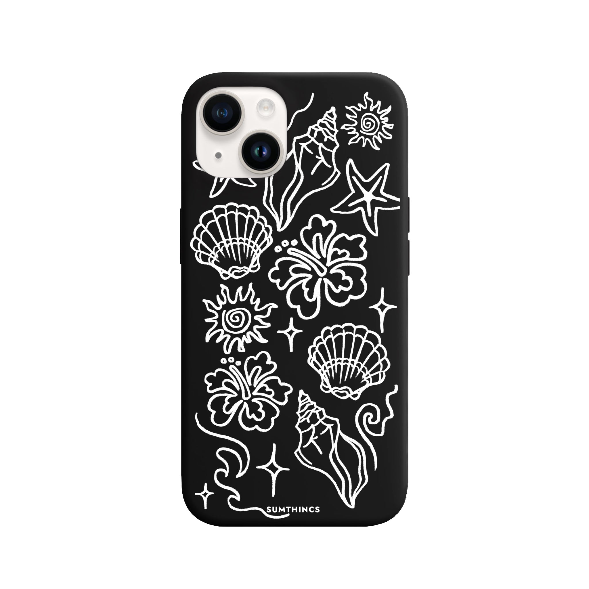 iPhone 14 Plus Summer Sketch Premium Telefon Kılıfı - SUMTHINCS