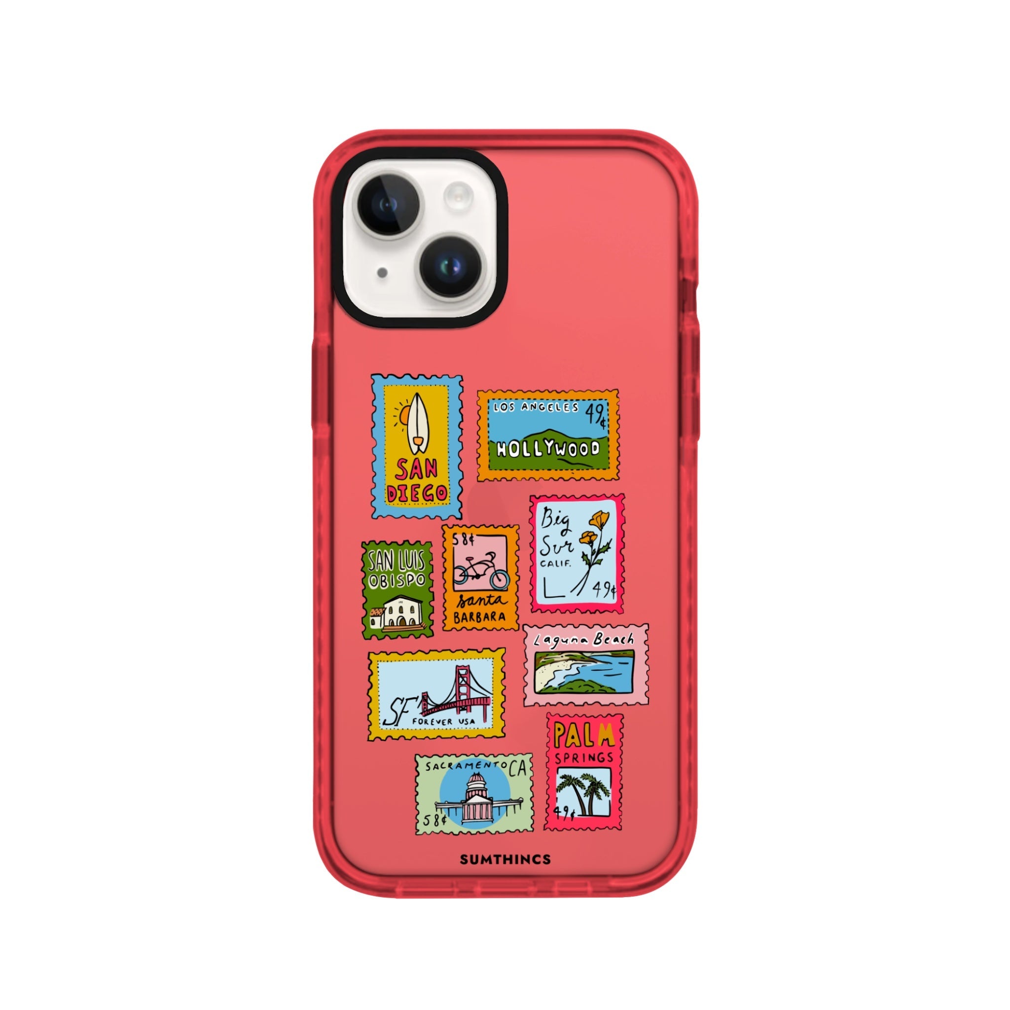 iPhone 14 Plus The Grand Tour Procase Şeffaf Telefon Kılıfı Kırmızı - SUMTHINCS