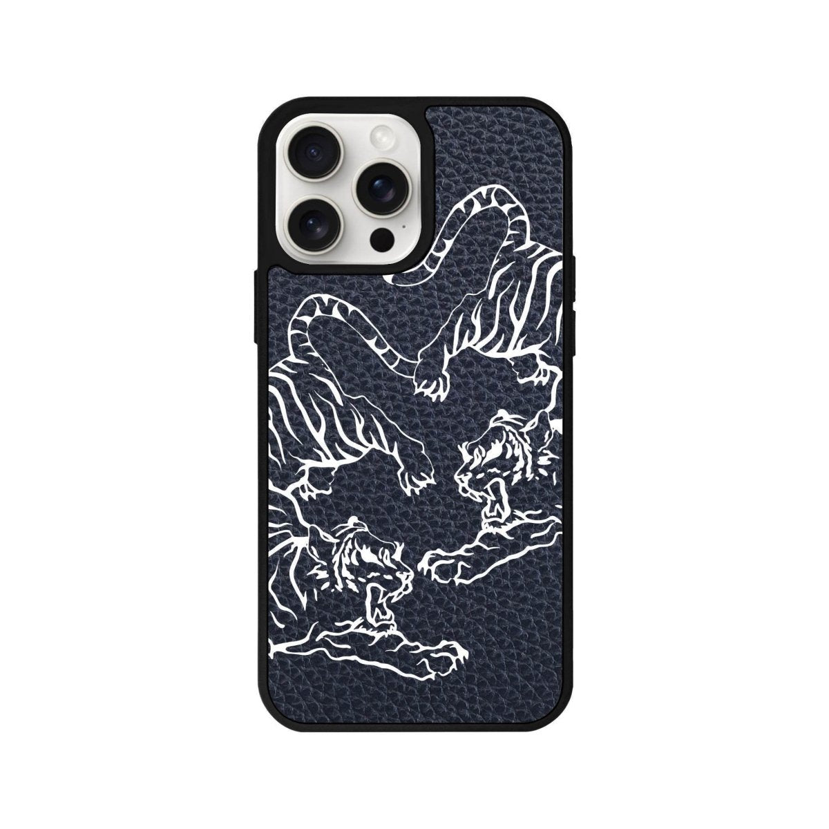 iPhone 14 Plus Tigers Leather Vegan Deri Telefon Kılıfı - SUMTHINCS