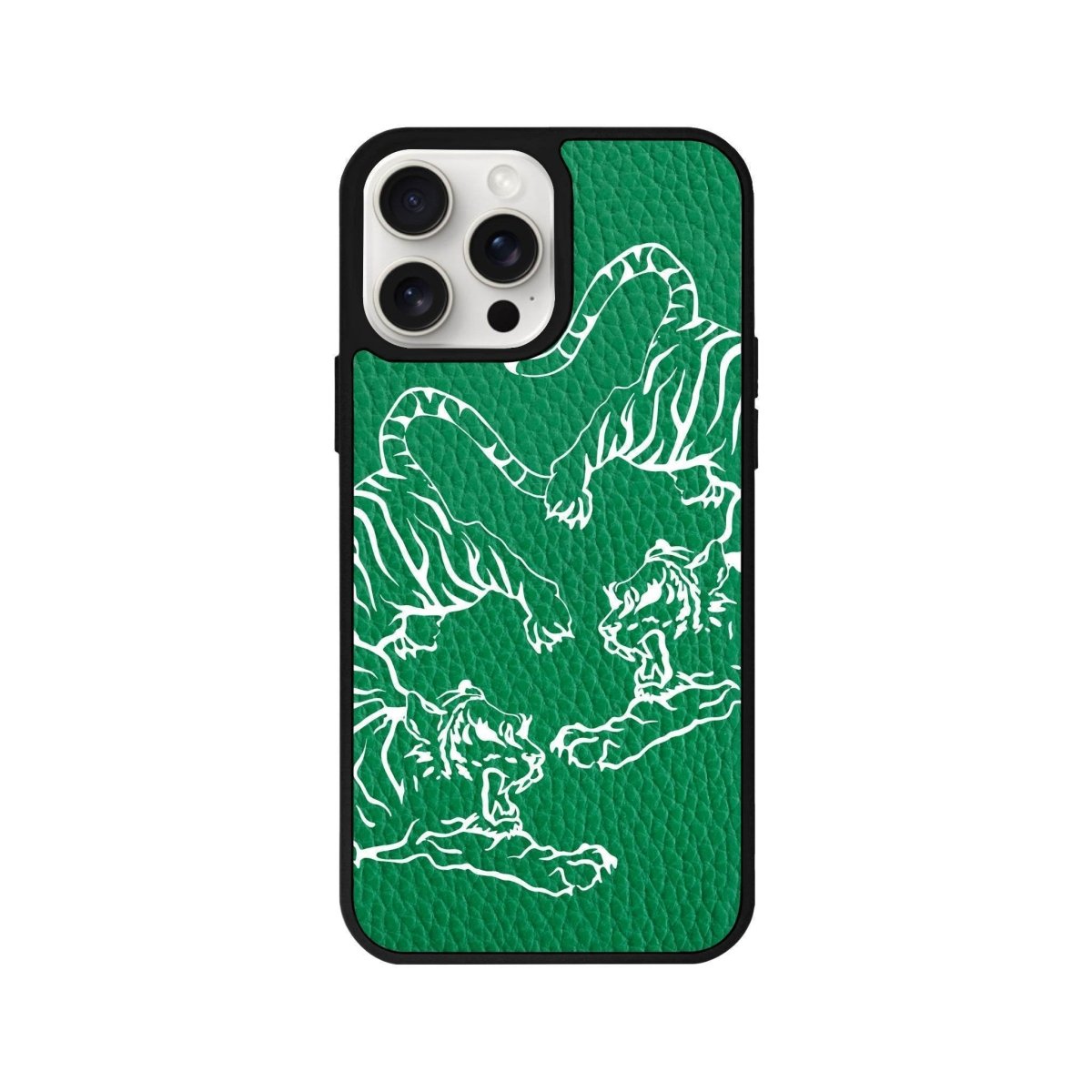 iPhone 14 Plus Tigers Leather Vegan Deri Telefon Kılıfı - SUMTHINCS