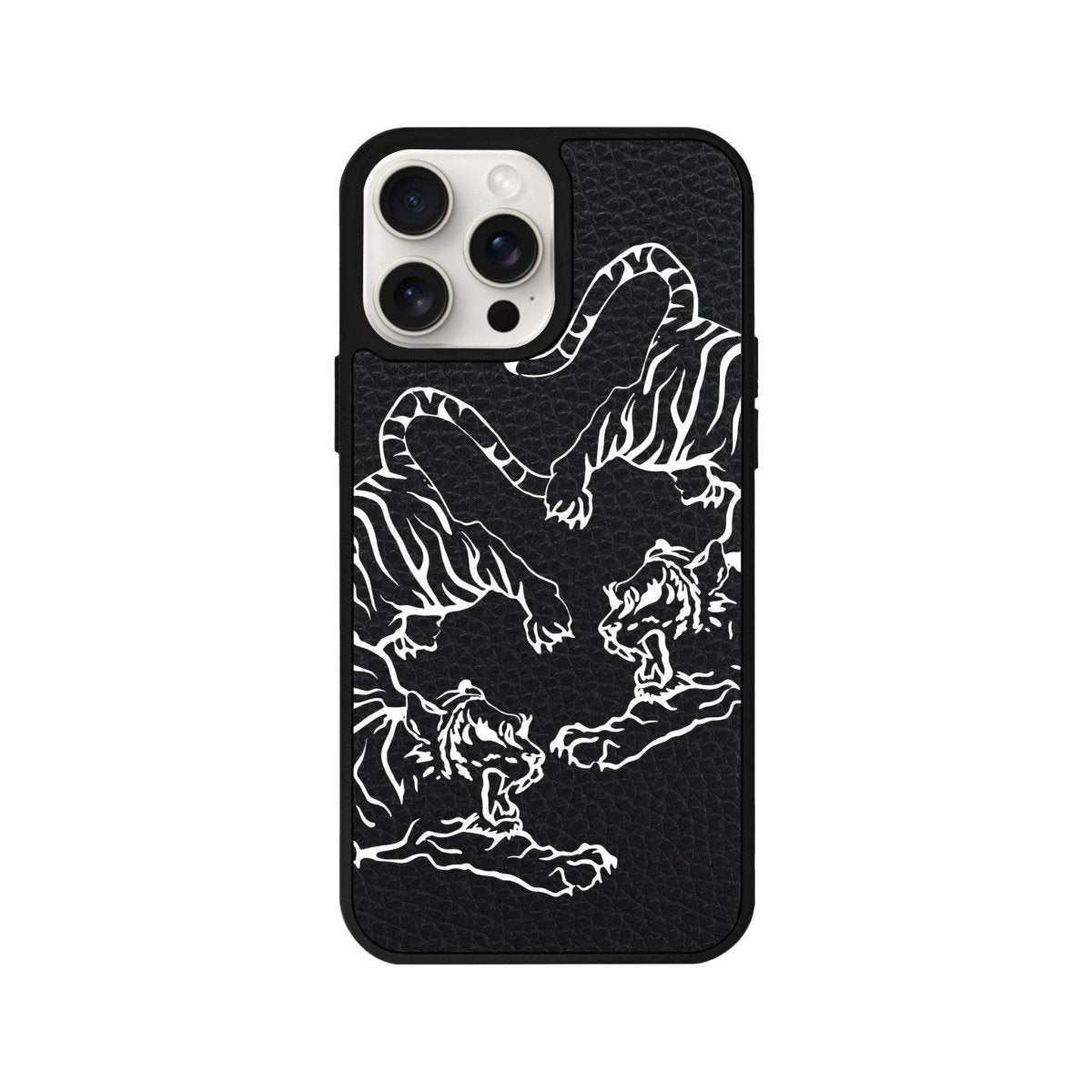 iPhone 14 Plus Tigers Leather Vegan Deri Telefon Kılıfı - SUMTHINCS