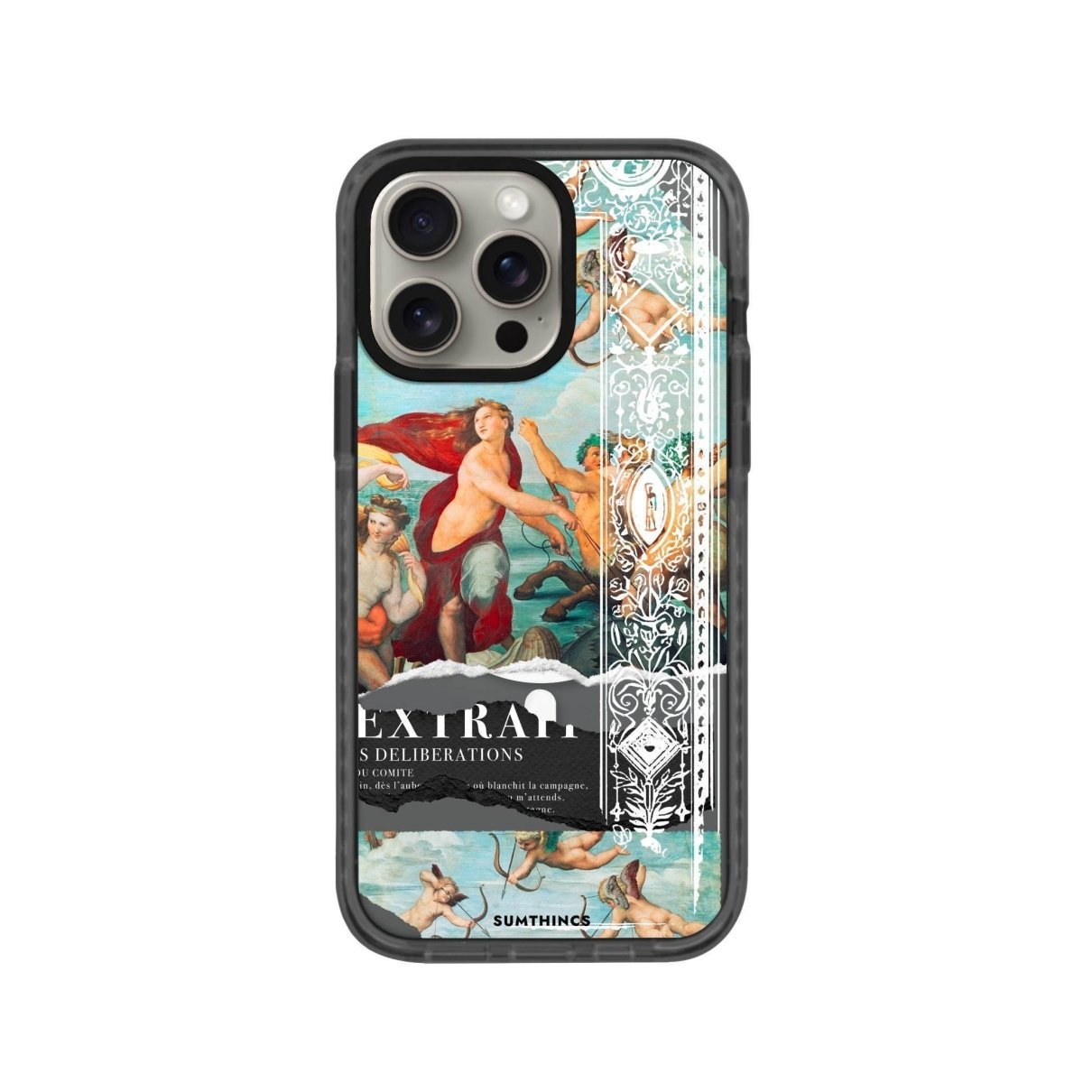 iPhone 14 Plus Triumph of Galatea Magsafe Procase Şeffaf Telefon Kılıfı Antrasit - SUMTHINCS