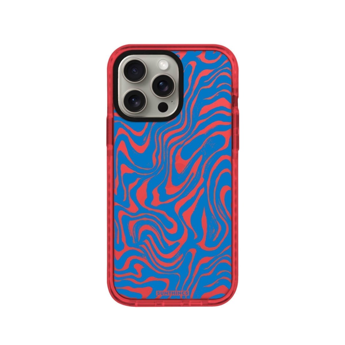 iPhone 14 Plus Vitamin Sea Procase Şeffaf Telefon Kılıfı Kırmızı - SUMTHINCS