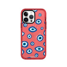 iPhone 14 Pro I See You Procase Şeffaf Telefon Kılıfı Kırmızı - SUMTHINCS