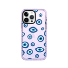 iPhone 14 Pro I See You Procase Şeffaf Telefon Kılıfı Lila - SUMTHINCS