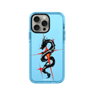 iPhone 14 Pro Max Dragonflare Procase Şeffaf Telefon Kılıfı Mavi - SUMTHINCS