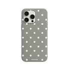 iPhone 14 Pro Max Polka Dot Premium Telefon Kılıfı Gri - SUMTHINCS