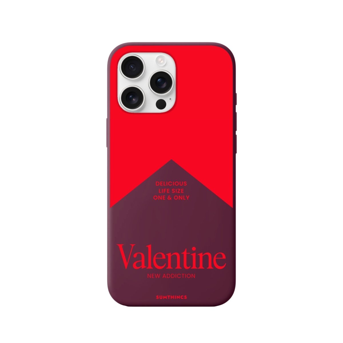 iPhone 14 Pro Max Valentine Premium Telefon Kılıfı Bordo - SUMTHINCS