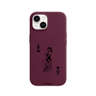 iPhone 15 Ace Queen Premium Telefon Kılıfı Bordo - SUMTHINCS
