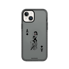 iPhone 15 Ace Queen Procase Şeffaf Telefon Kılıfı Antrasit - SUMTHINCS