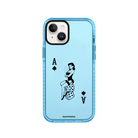 iPhone 15 Ace Queen Procase Şeffaf Telefon Kılıfı Mavi - SUMTHINCS