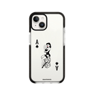 iPhone 15 Ace Queen Procase Şeffaf Telefon Kılıfı Siyah Şeffaf - SUMTHINCS