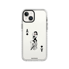 iPhone 15 Ace Queen Procase Şeffaf Telefon Kılıfı Beyaz Şeffaf - SUMTHINCS