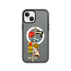 iPhone 15 Crossroad Magsafe Procase Şeffaf Telefon Kılıfı Antrasit - SUMTHINCS