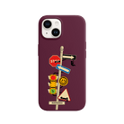 iPhone 15 Crossroad Premium Telefon Kılıfı Bordo - SUMTHINCS