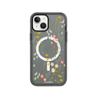 iPhone 15 Eternal Garden Magsafe Procase Şeffaf Telefon Kılıfı Antrasit - SUMTHINCS