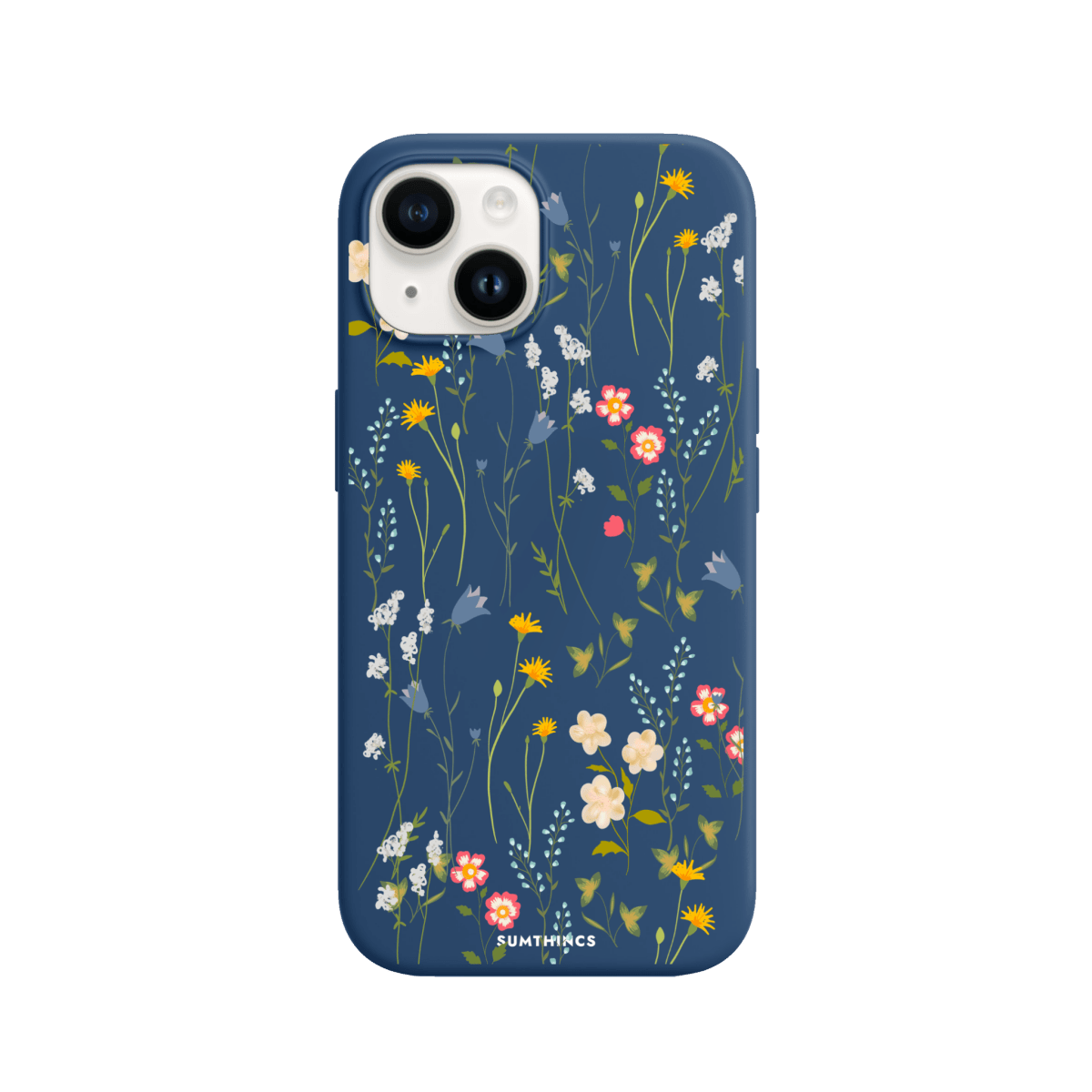 iPhone 15 Eternal Garden Premium Telefon Kılıfı Pasifik Mavi - SUMTHINCS