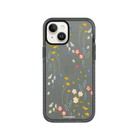 iPhone 15 Eternal Garden Procase Şeffaf Telefon Kılıfı Antrasit - SUMTHINCS