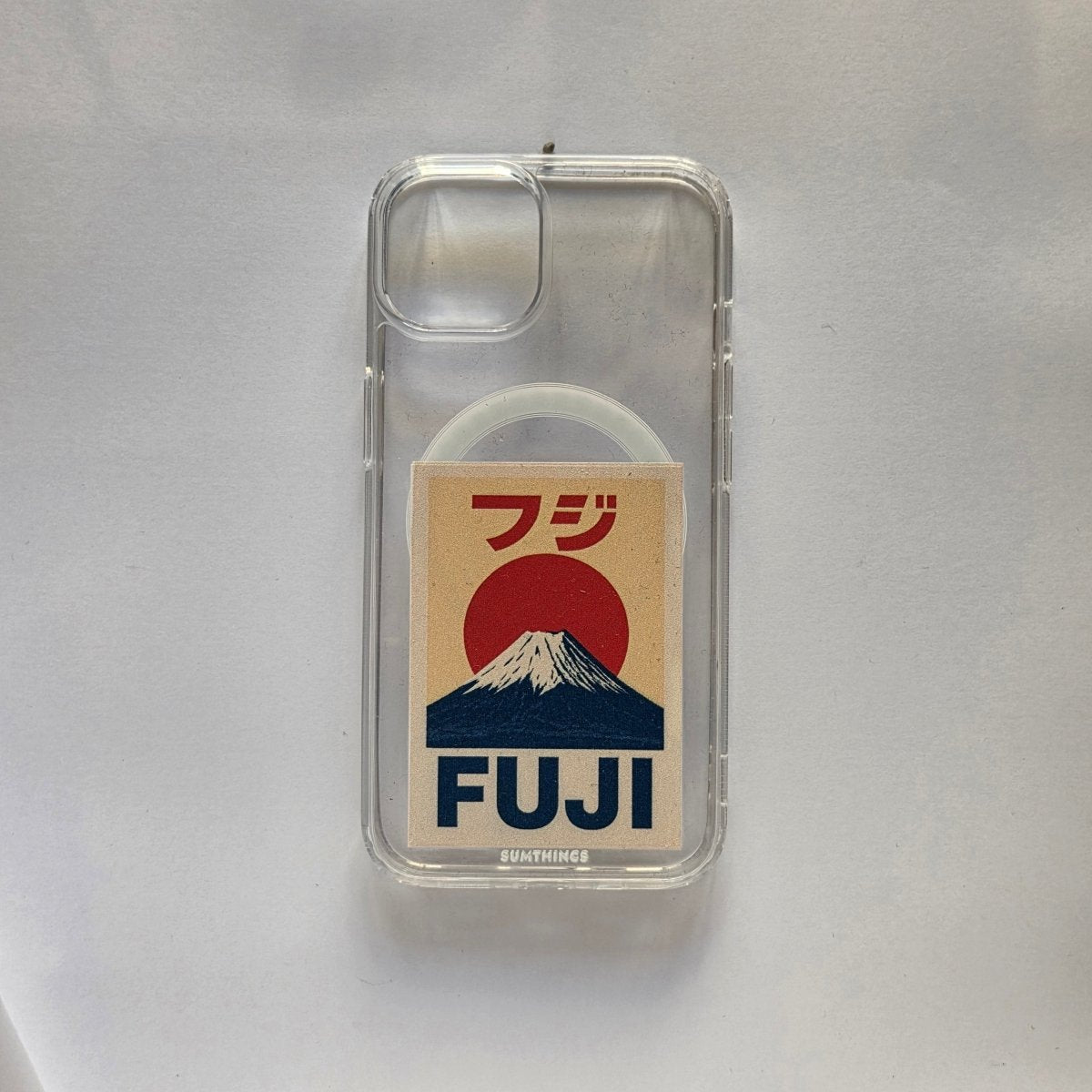 iPhone 15 fujisan Clear Magsafe Telefon Kılıfı - Sumthincs