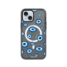 iPhone 15 I See You Magsafe Procase Şeffaf Telefon Kılıfı Antrasit - SUMTHINCS