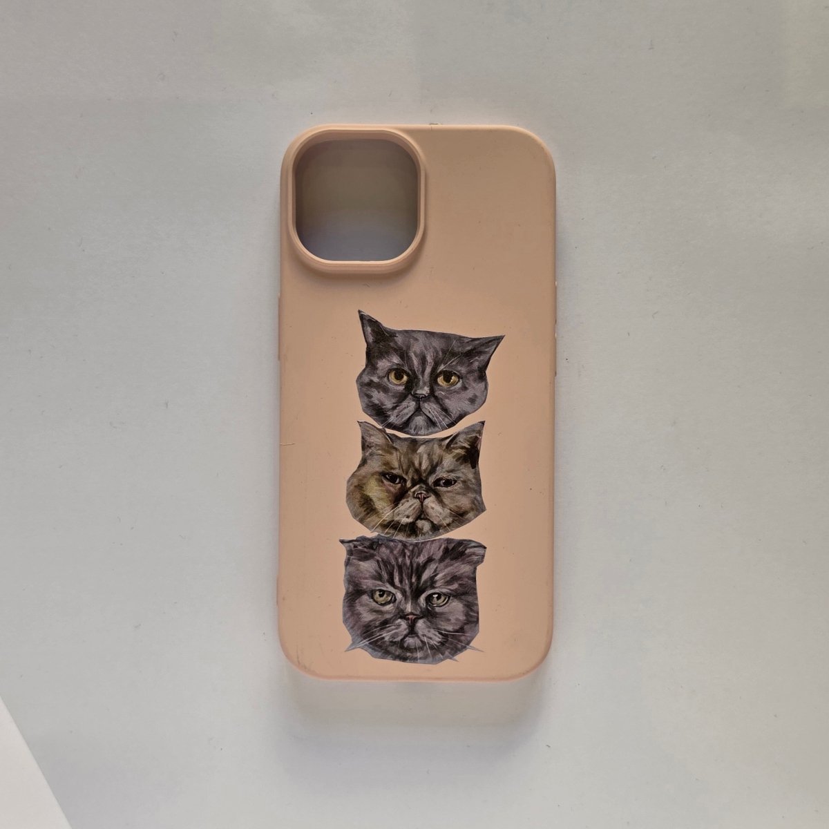 iPhone 15 Kedi Premium Telefon Kılıfı OUTLET - Sumthincs