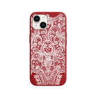iPhone 15 Lacework Premium Telefon Kılıfı Kırmızı - SUMTHINCS