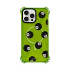 iPhone 15 Plus 8Ball Bumper Magsafe Şeffaf Telefon Kılıfı Yeşil - SUMTHINCS