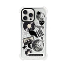 iPhone 15 Plus Disco Stickers Bumper Magsafe Şeffaf Telefon Kılıfı - SUMTHINCS