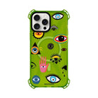 iPhone 15 Plus Eye Stickers Bumper Magsafe Şeffaf Telefon Kılıfı - SUMTHINCS
