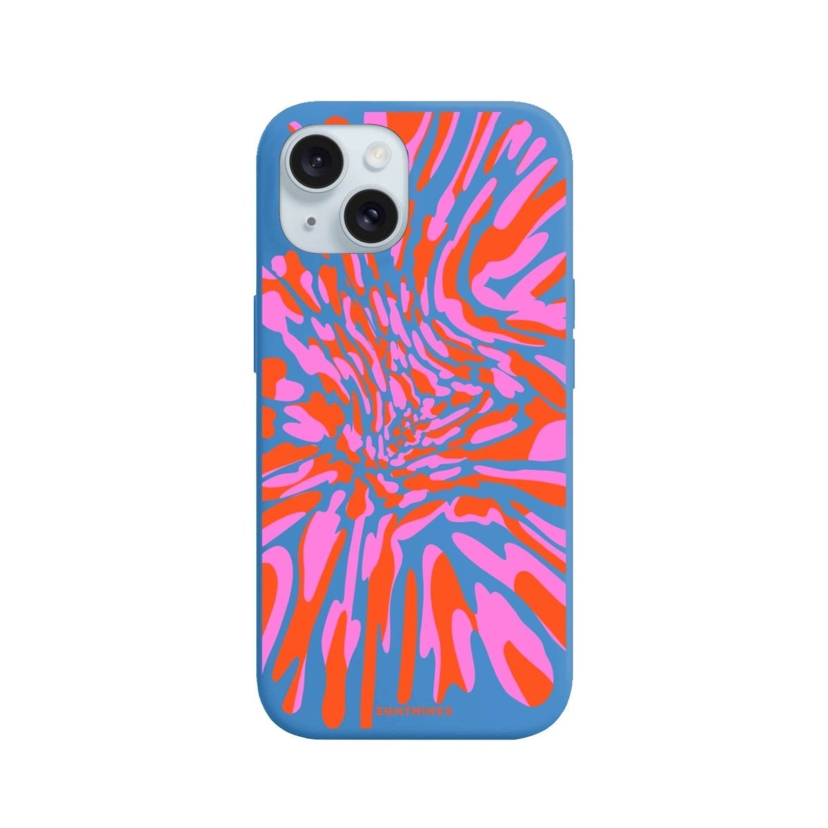 iPhone 15 Plus Neon Dreams Premium Telefon Kılıfı Mavi - SUMTHINCS