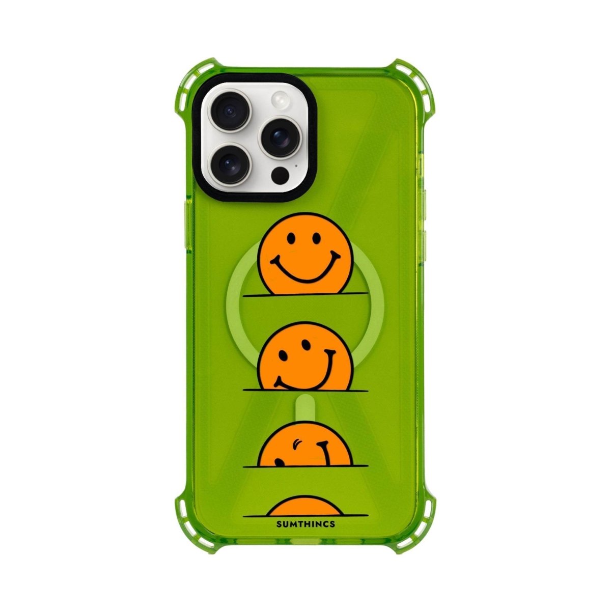 iPhone 15 Plus See You Tomorrow Bumper Magsafe Şeffaf Telefon Kılıfı Yeşil - SUMTHINCS