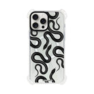 iPhone 15 Plus Snakes Bumper Magsafe Şeffaf Telefon Kılıfı Beyaz Şeffaf - SUMTHINCS